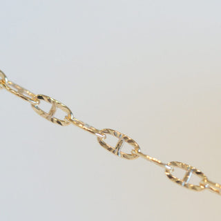 everarc-3133 gold chain necklace detail