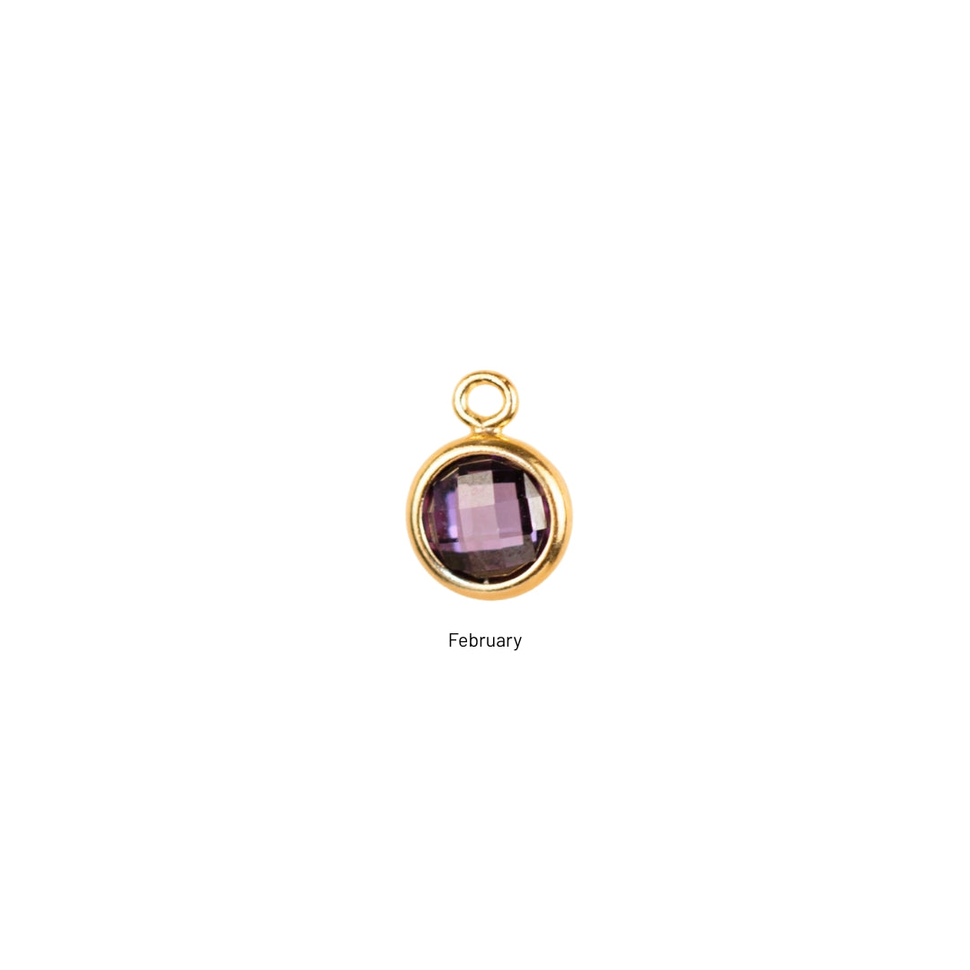 Birthstone Dangle Charms - Gold Filled