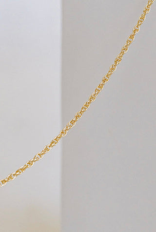 Gold chain necklace image