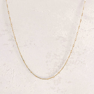 Gold chain necklace