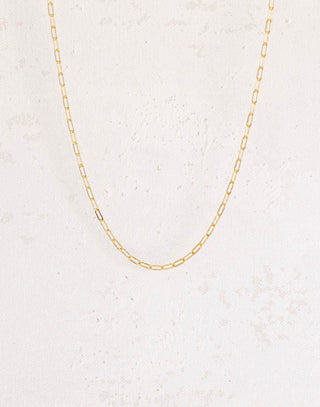 Gold chain necklace