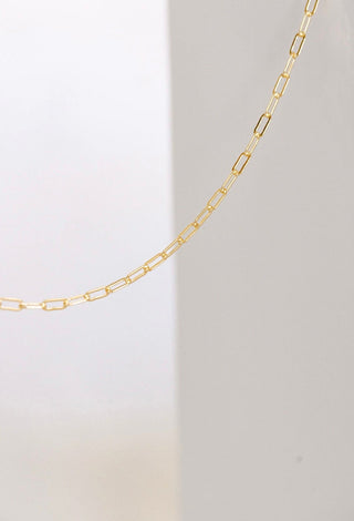 Gold chain necklace