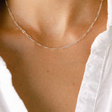 Triple Linked Dapped - Medium - Sterling Silver