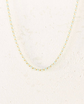 Gold chain necklace image