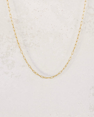 Gold chain necklace