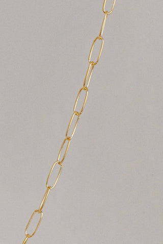Gold chain necklace