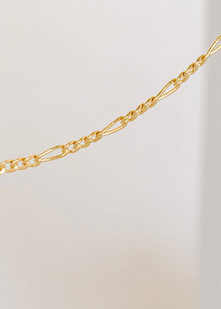 Gold chain necklace image