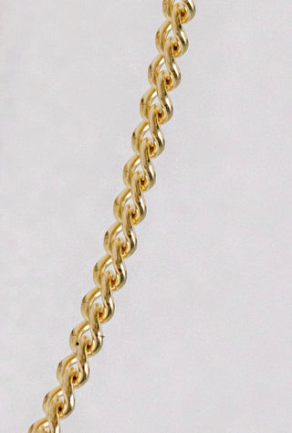 Gold chain necklace image
