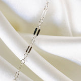 Triple Linked Dapped - Medium - Sterling Silver