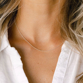 Delicate silver necklace (image_8710569e)