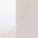 Flat Oval Paperclip Chain - Small - GF