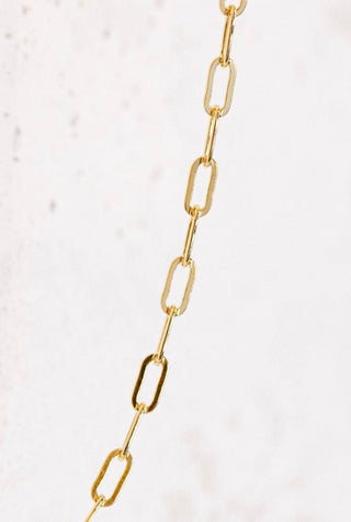 Gold chain necklace