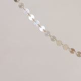 Sequin Disc Chain - Sterling Silver