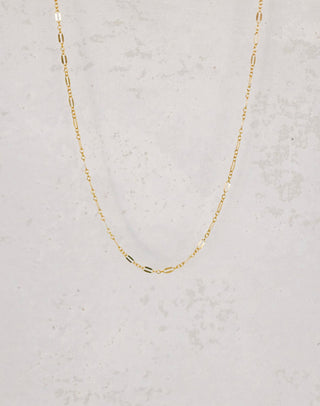 Gold chain necklace