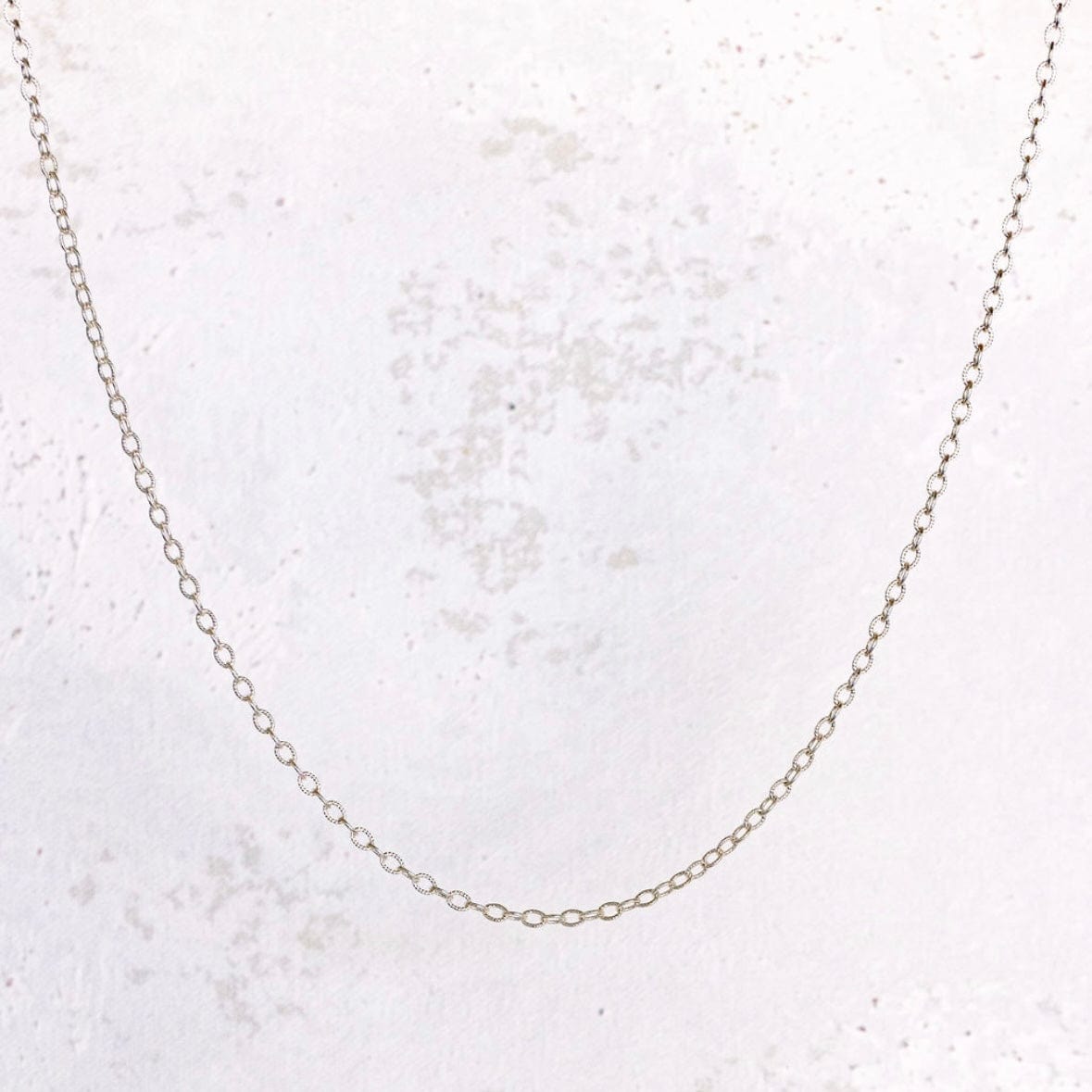 Silver chain necklace