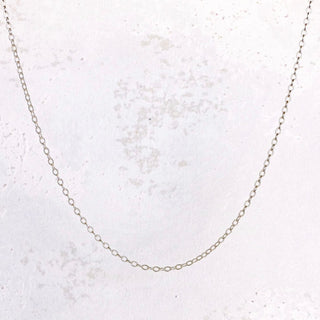 Silver chain necklace