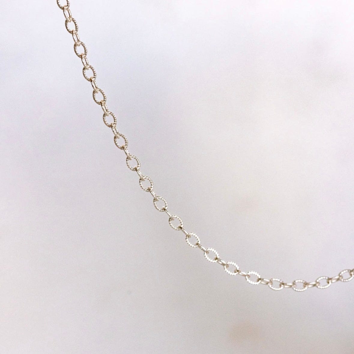 Silver chain necklace