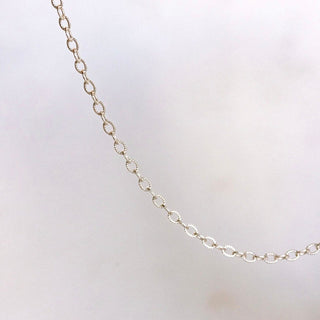 Silver chain necklace
