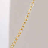 Textured Oval Chain - Medium - GF