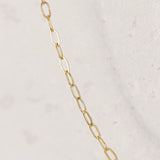 Flat Oval Paperclip Chain - Small - GF