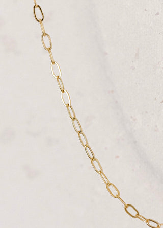 Gold chain necklace