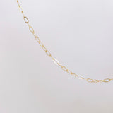 Flat Oval Paperclip Chain - Small - GF