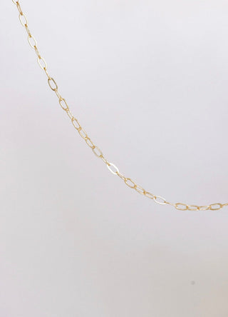 Gold chain necklace