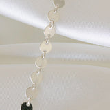 Sequin Disc Chain - Sterling Silver