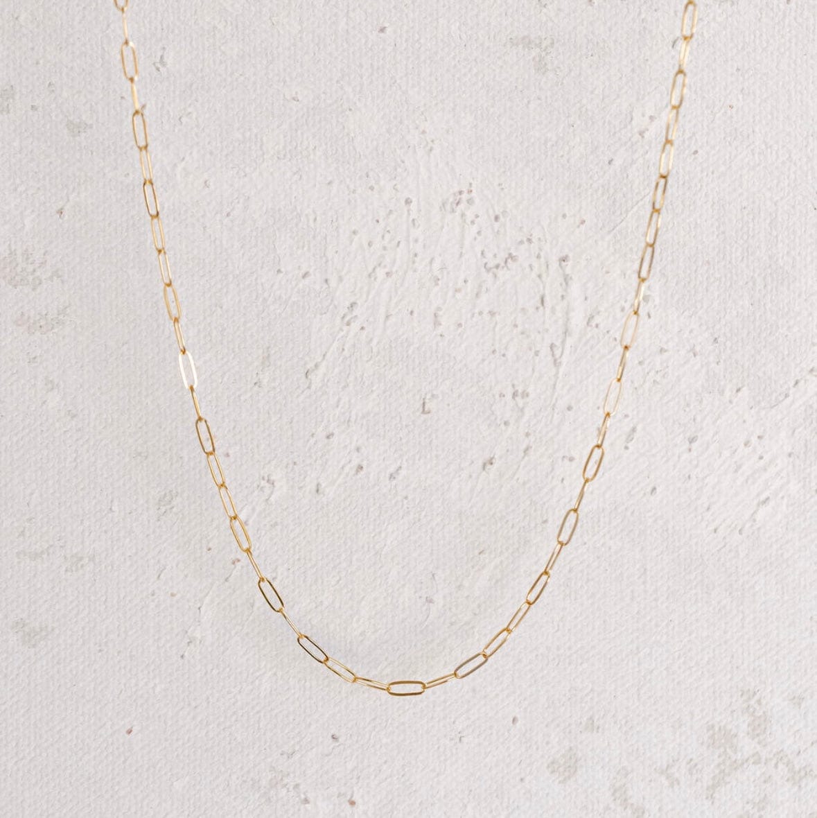 Gold chain necklace