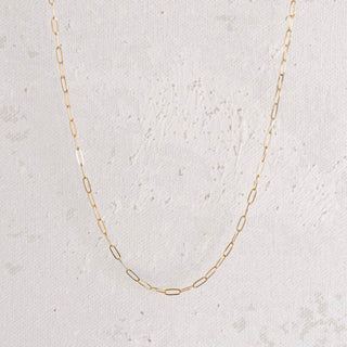 Gold chain necklace