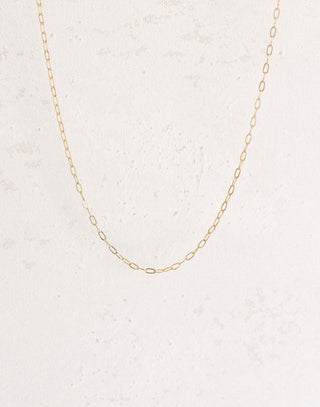 Gold chain necklace