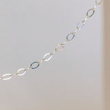 Flat Oval- Small - Sterling Silver