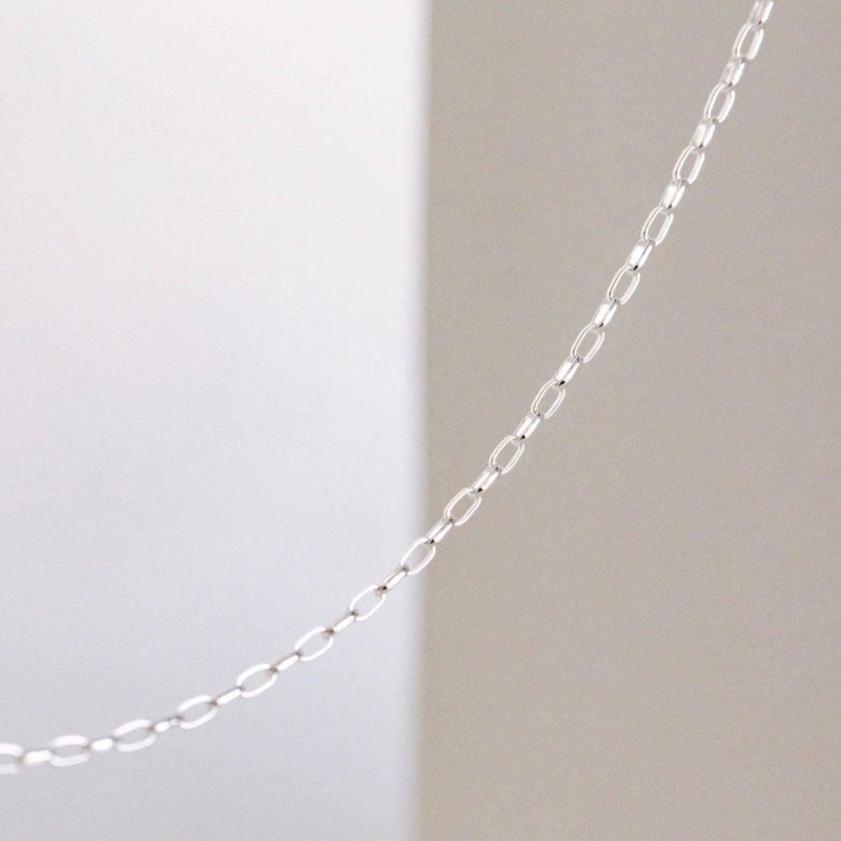 Silver chain necklace