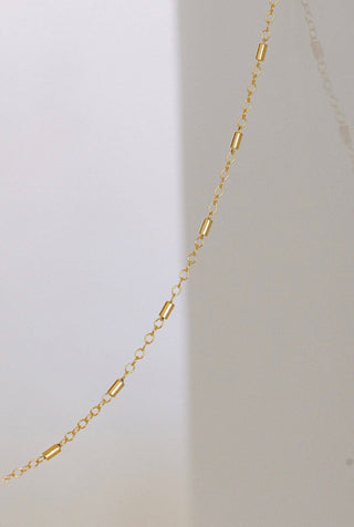 Gold chain necklace image