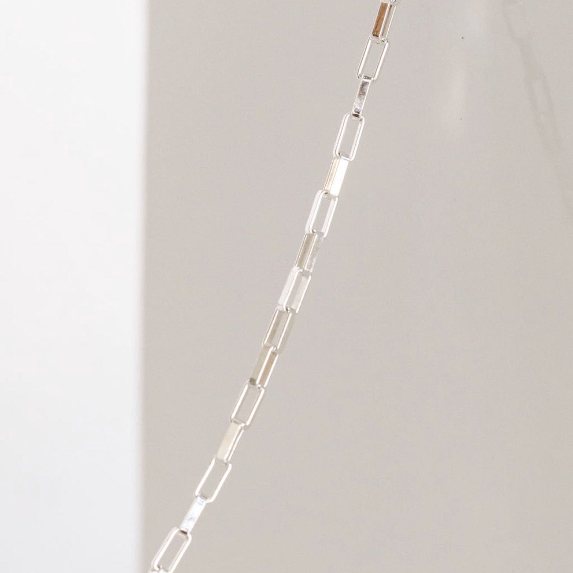 Silver chain necklace