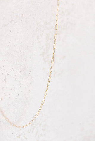 Gold chain necklace