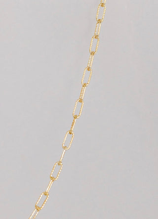 Gold chain necklace