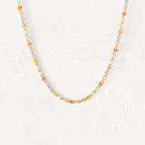 Gold Enamel Chain Tropic