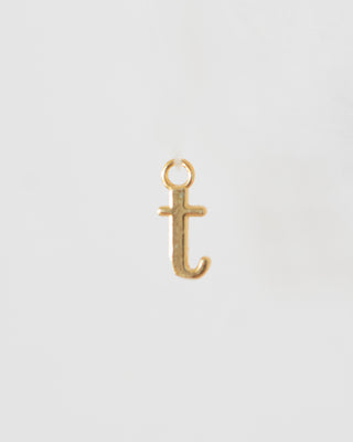 Lowercase Alphabet - Dangle Charms - Gold Plated