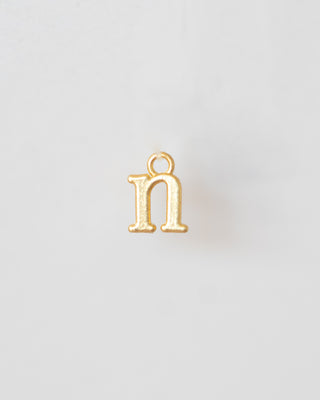 Lowercase Alphabet - Dangle Charms - Gold Plated