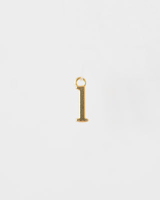 Lowercase Alphabet - Dangle Charms - Gold Plated