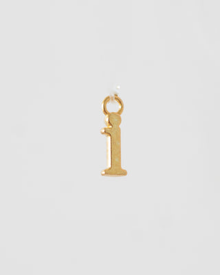 Lowercase Alphabet - Dangle Charms - Gold Plated