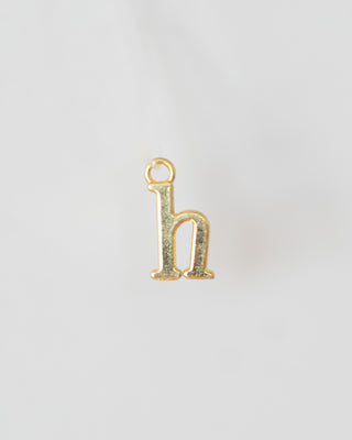 Lowercase Alphabet - Dangle Charms - Gold Plated