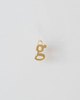 Lowercase Alphabet - Dangle Charms - Gold Plated