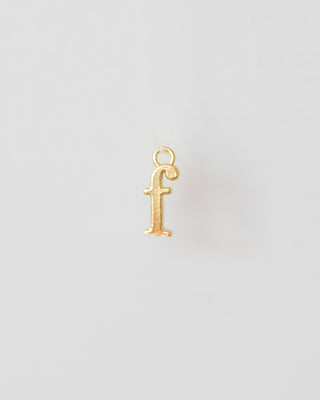 Lowercase Alphabet - Dangle Charms - Gold Plated