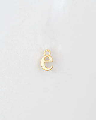 Lowercase Alphabet - Dangle Charms - Gold Plated