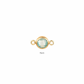 March gemstone charm