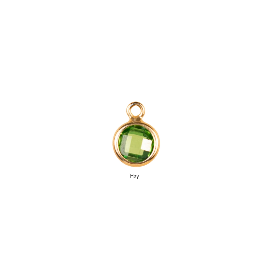Birthstone Dangle Charms - Gold Filled