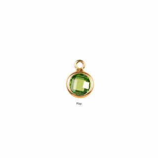 May birthstone charm