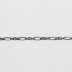 Metallic chain on a white background